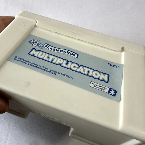 NIB Vintage 1998 Multiplication Flashcards (POWER PEN SOLD SEPARATELY) - Picture 11 of 11